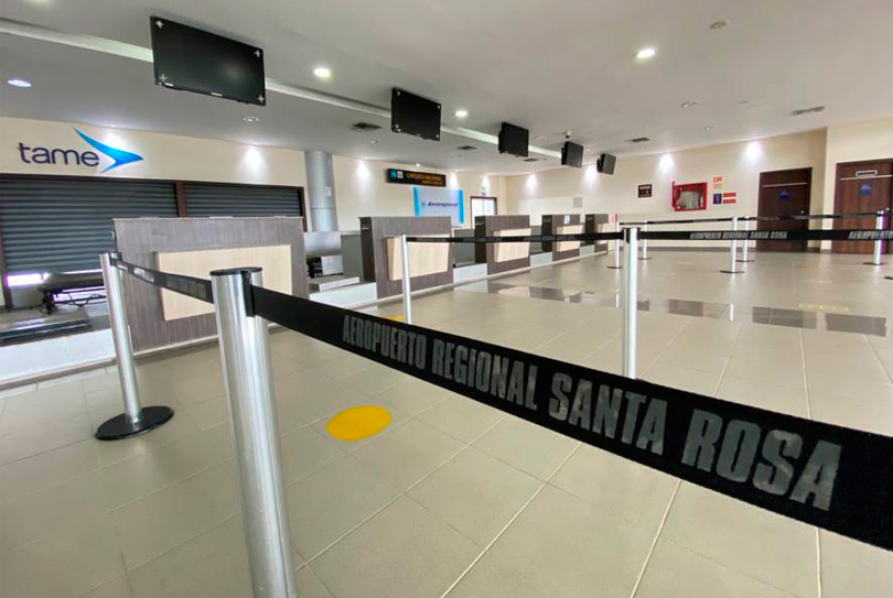 En El Oro se espera la reactivación de vuelos comerciales en el aeropuerto regional de Santa Rosa
